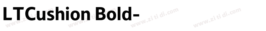 LTCushion Bold字体转换